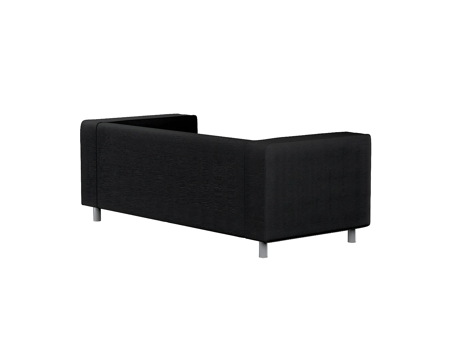 Bezug für Klippan 2-Sitzer Sofa, Etna, schwarz
