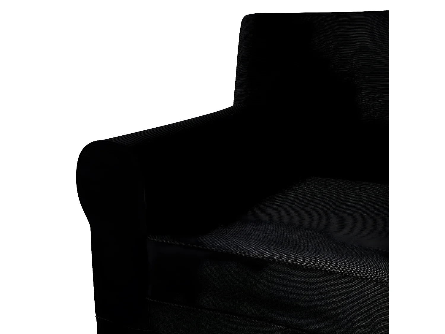 Bezug für Ektorp Jennylund Sessel, Etna, schwarz