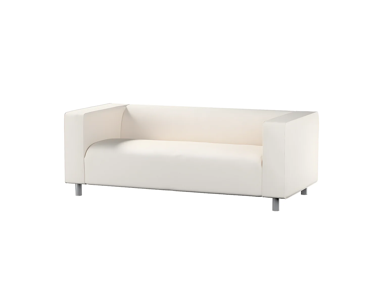 Bezug für Klippan 2-Sitzer Sofa, Etna, weiß