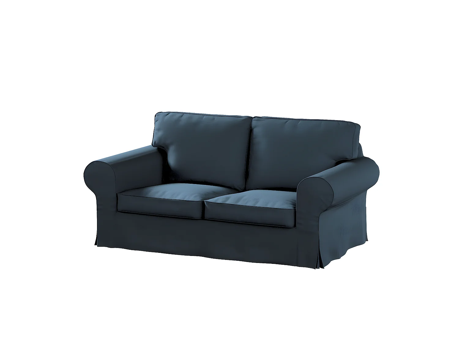 Bezug für Ektorp 2-Sitzer Sofa nicht ausklappbar, Etna, blau