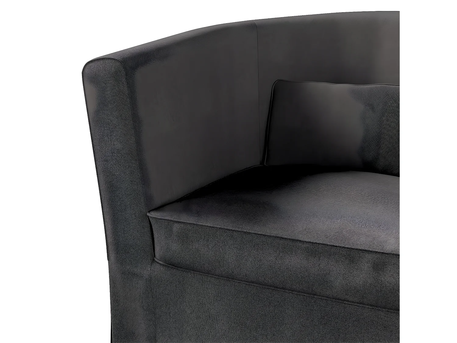 Bezug für Ektorp Tullsta Sessel, Etna, grau