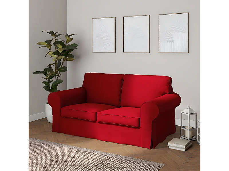 Bezug für Ektorp 2-Sitzer Sofa nicht ausklappbar, Etna, rot
