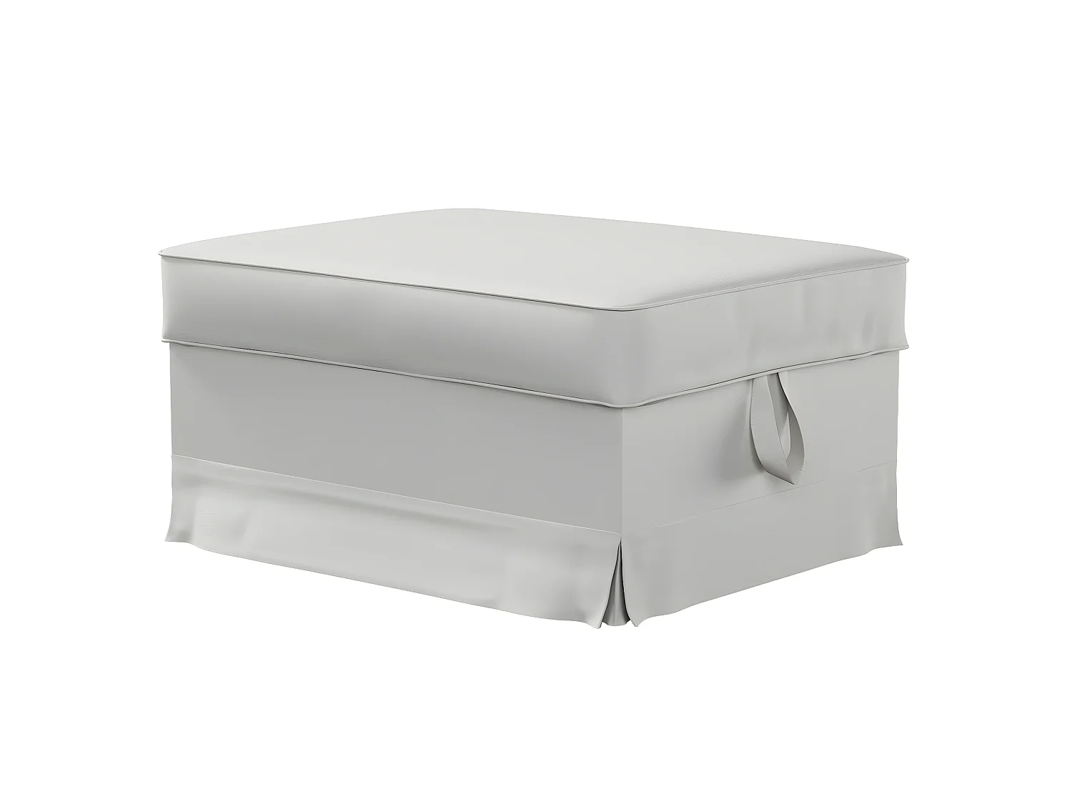 Bezug für Ektorp Bromma Hocker, Etna, hellgrau