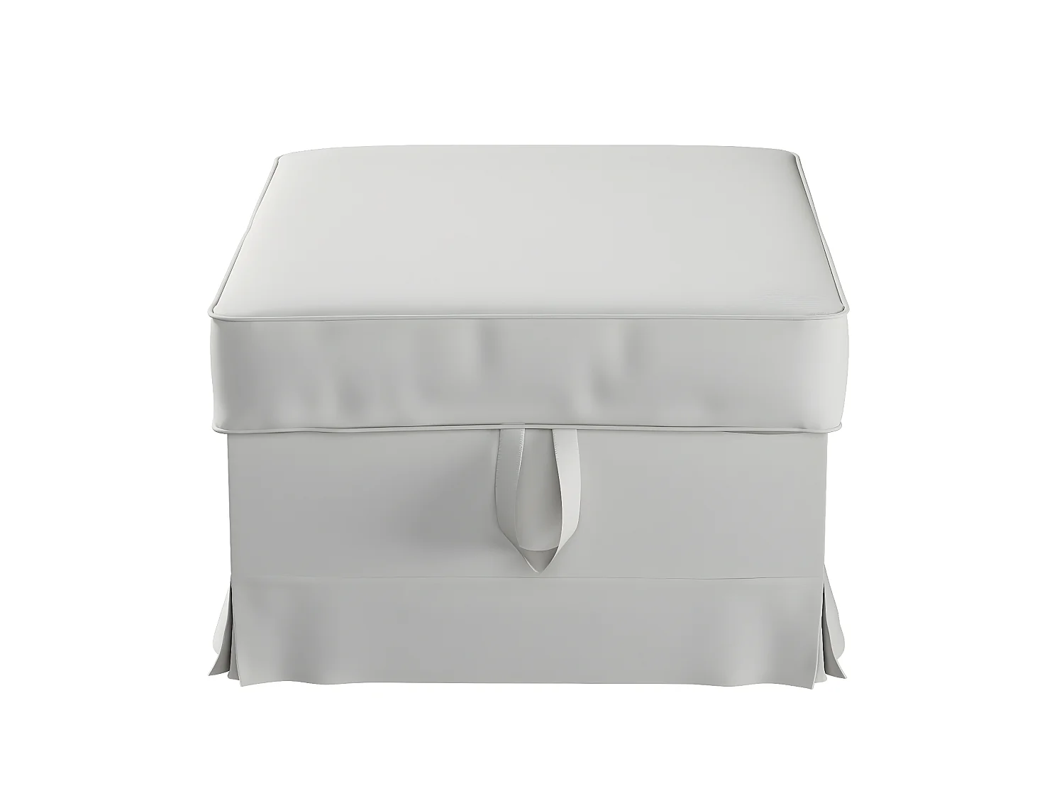 Bezug für Ektorp Bromma Hocker, Etna, hellgrau