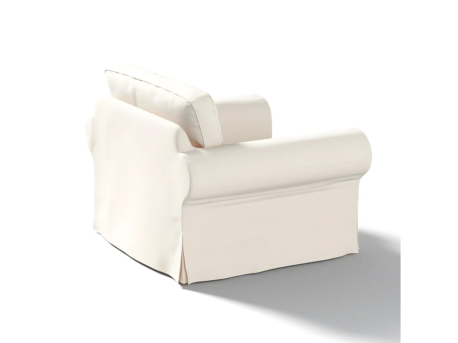 Bezug für Ektorp Sessel, Etna, weiß