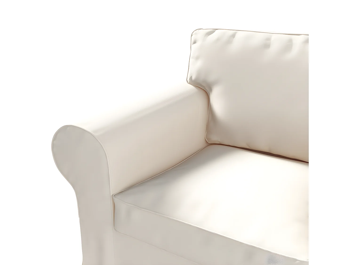 Bezug für Ektorp Sessel, Etna, weiß