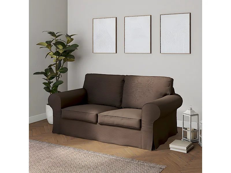 Bezug für Ektorp 2-Sitzer Sofa nicht ausklappbar, Etna, braun