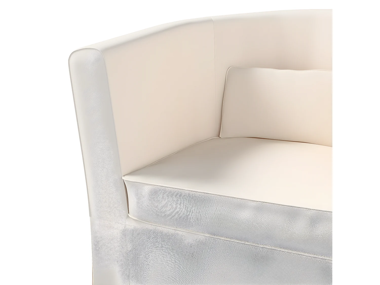 Bezug für Ektorp Tullsta Sessel, Etna, weiß