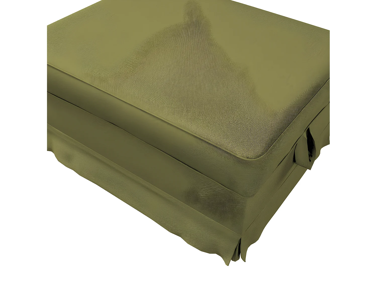 Bezug für Ektorp Bromma Hocker, Etna, grün