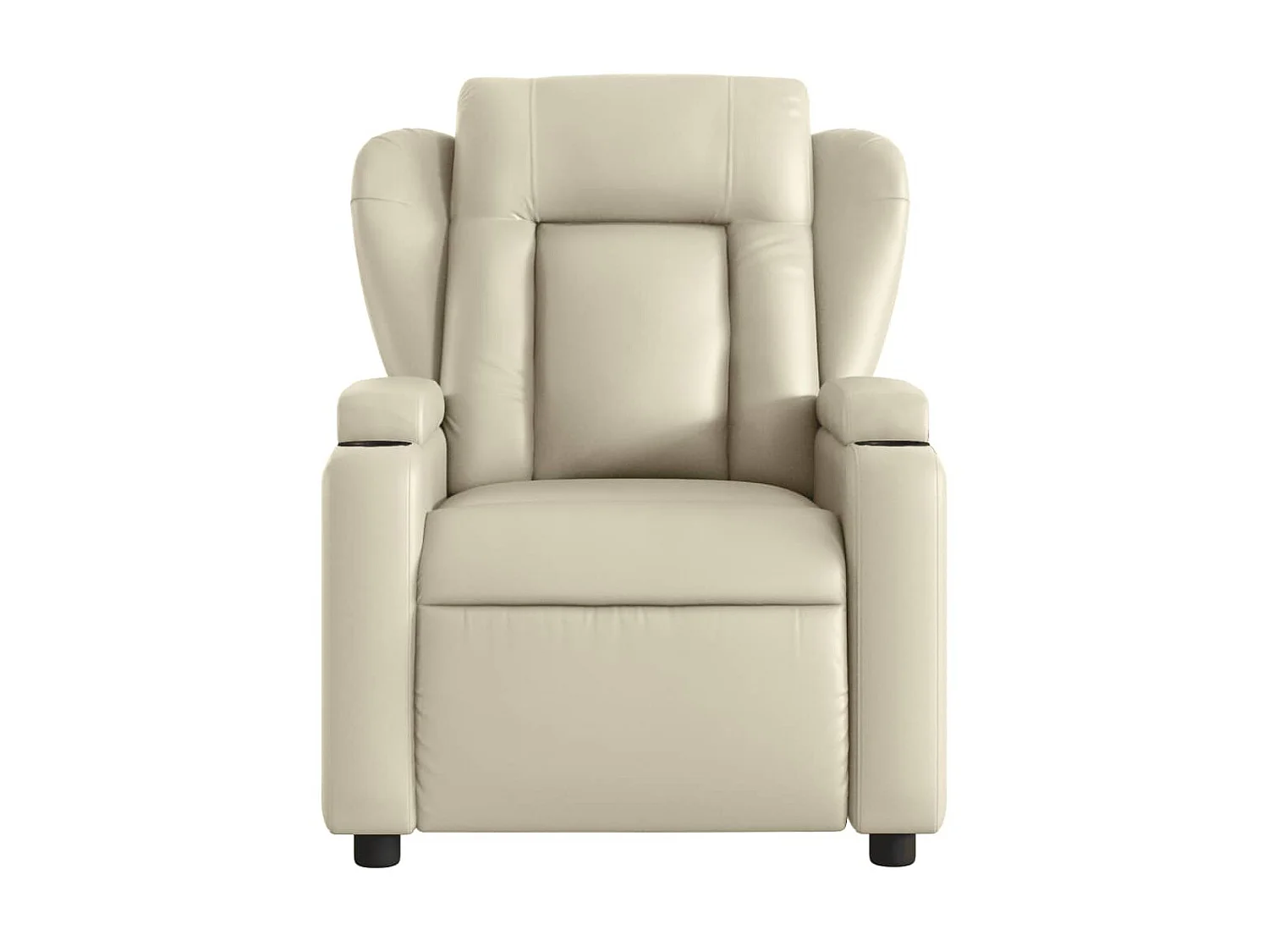 Fauteuil inclinable Crème Similicuir
