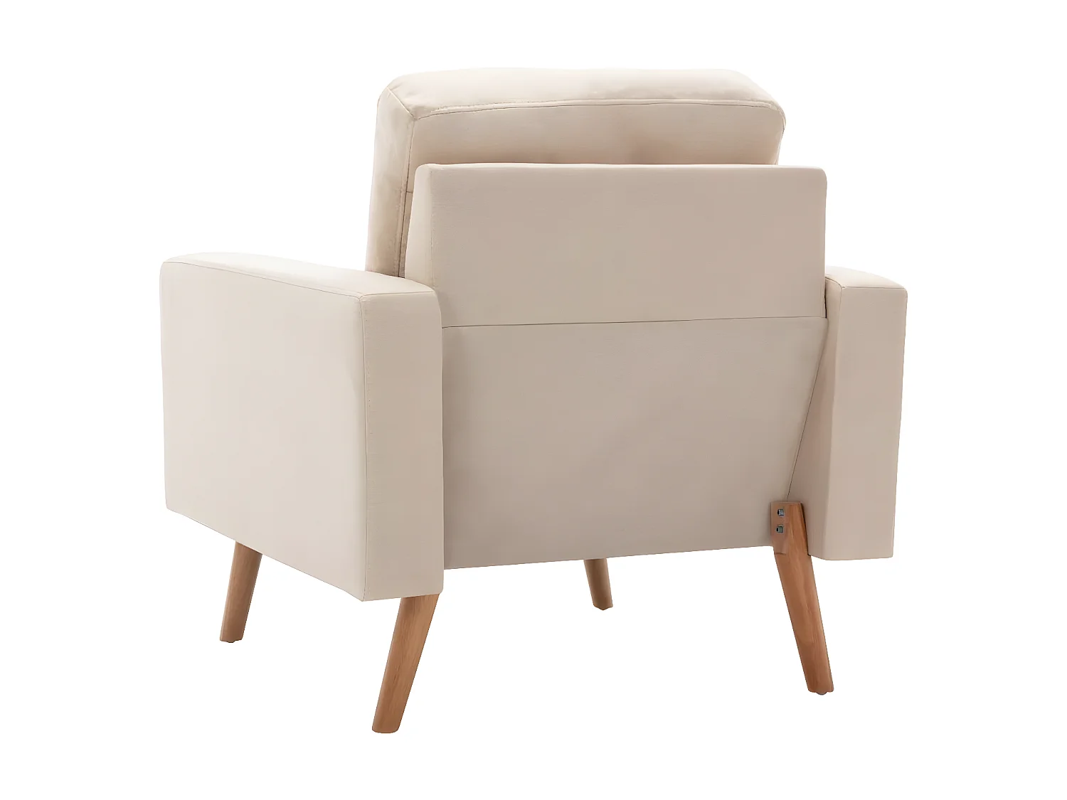 Poltrona Tessuto Crema