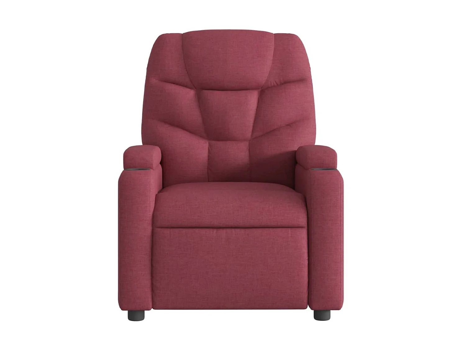 Fauteuil de massage inclinable Rouge bordeaux Tissu