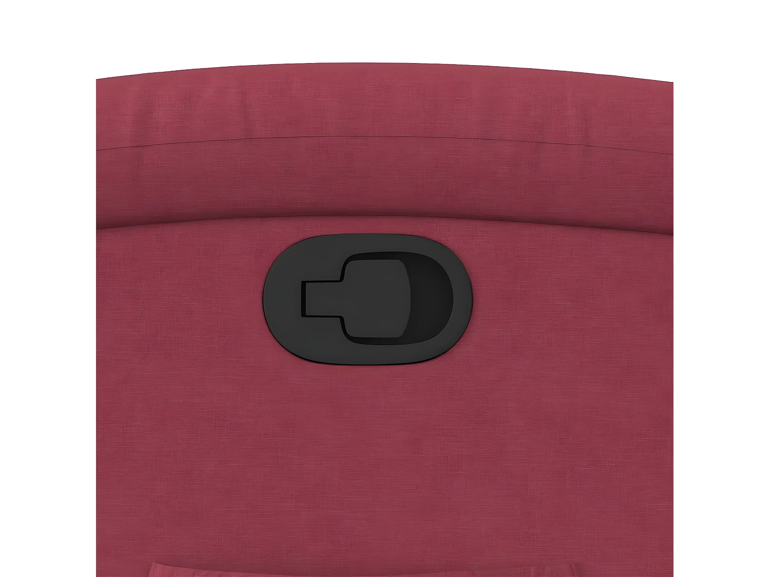 Sedia reclinabile Tessuto rosso bordeaux