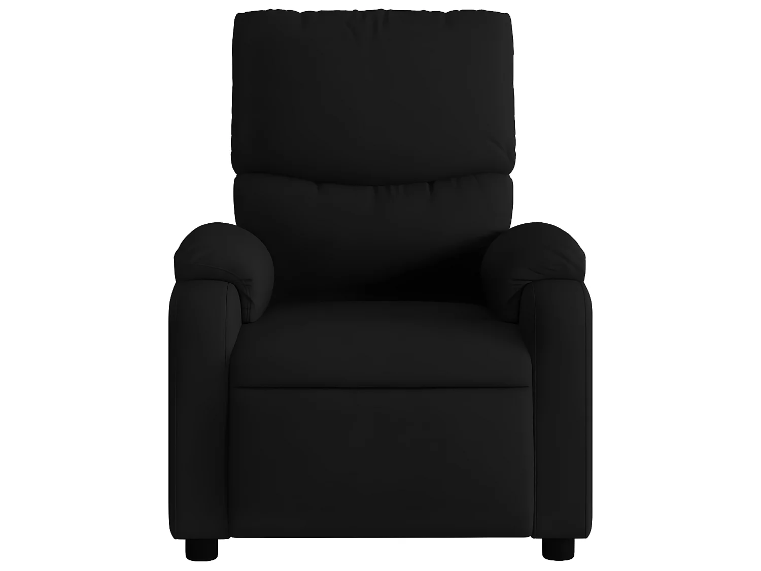 Fauteuil inclinable Noir Tissu