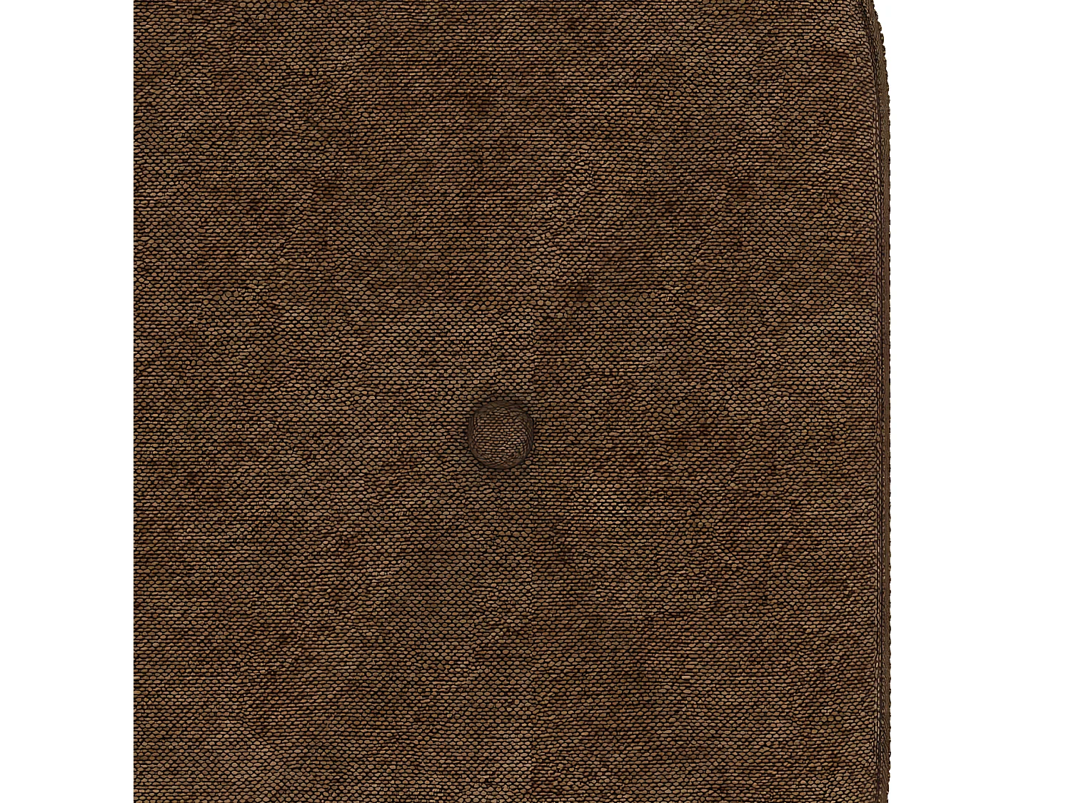 Chaise de relaxation avec tabouret Marron Tissu