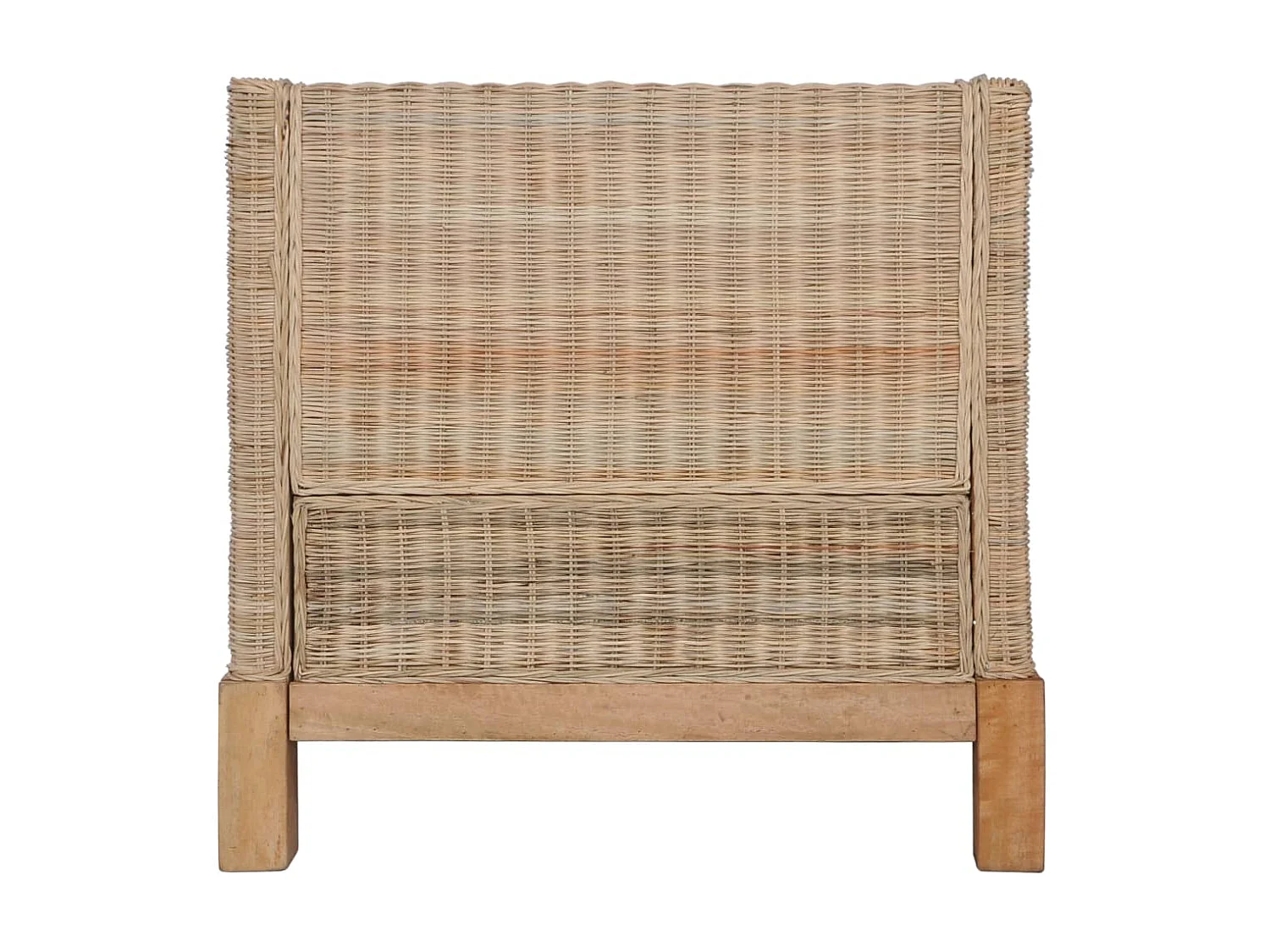 Fauteuil avec coussins Rotin naturel