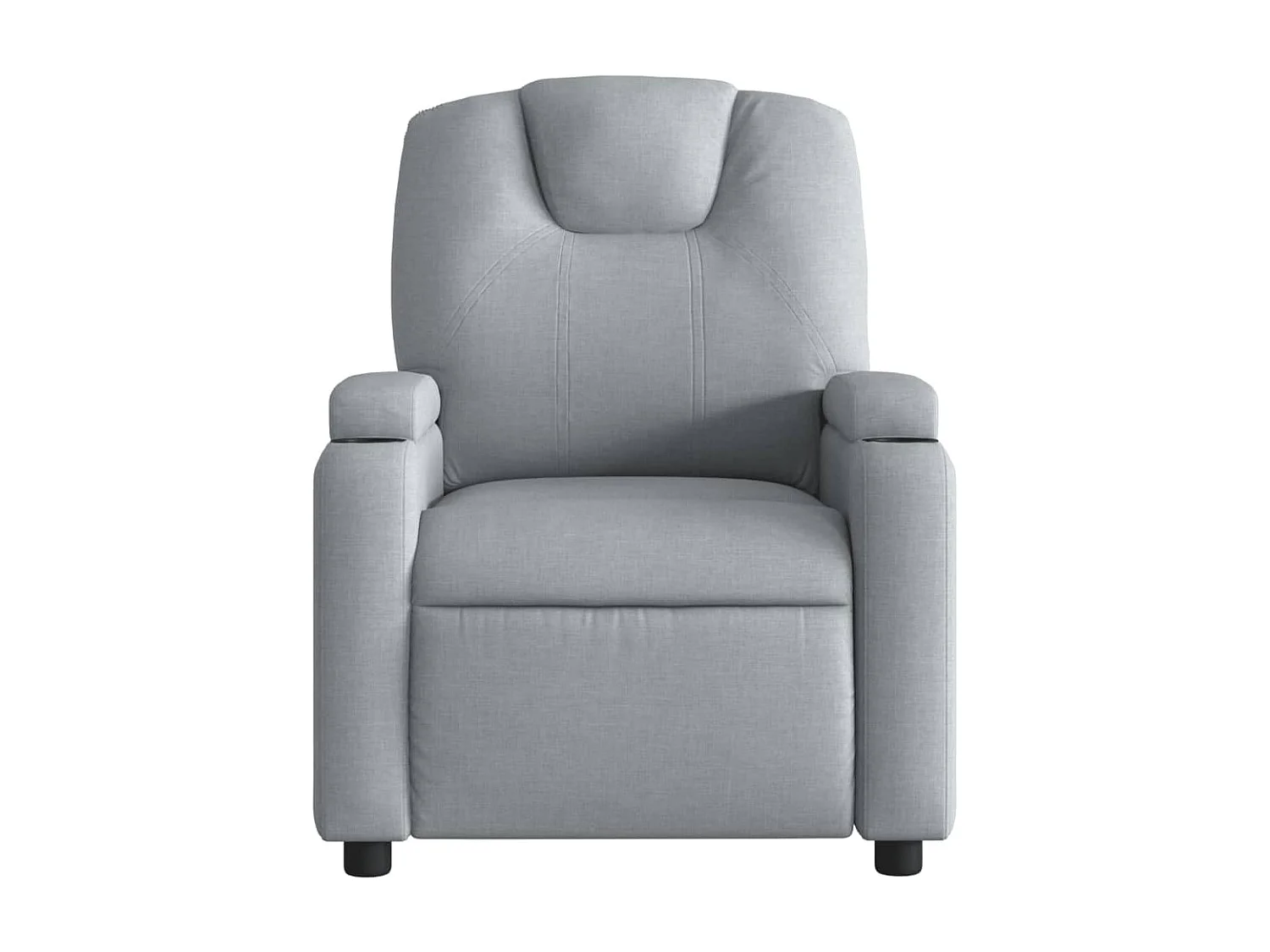 Fauteuil inclinable Gris clair Tissu
