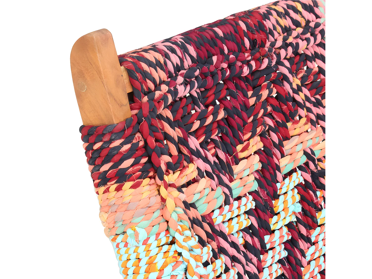 Sedia pieghevole Chindi in tessuto multicolore