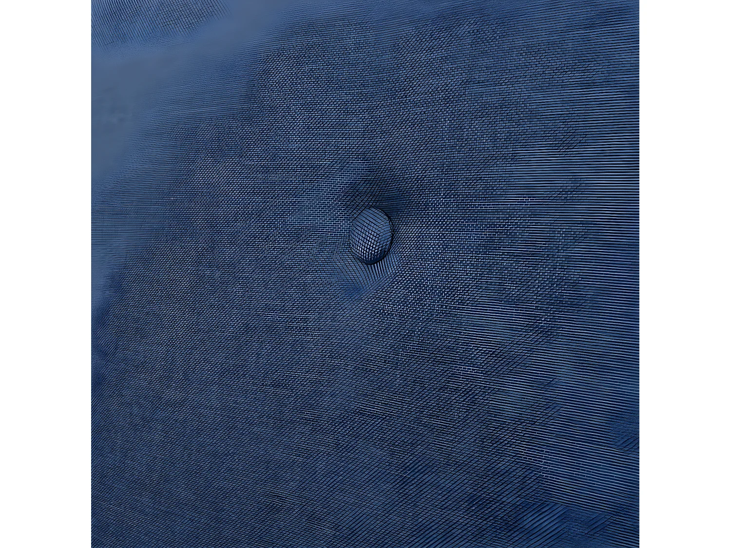 Poltrona in tessuto blu