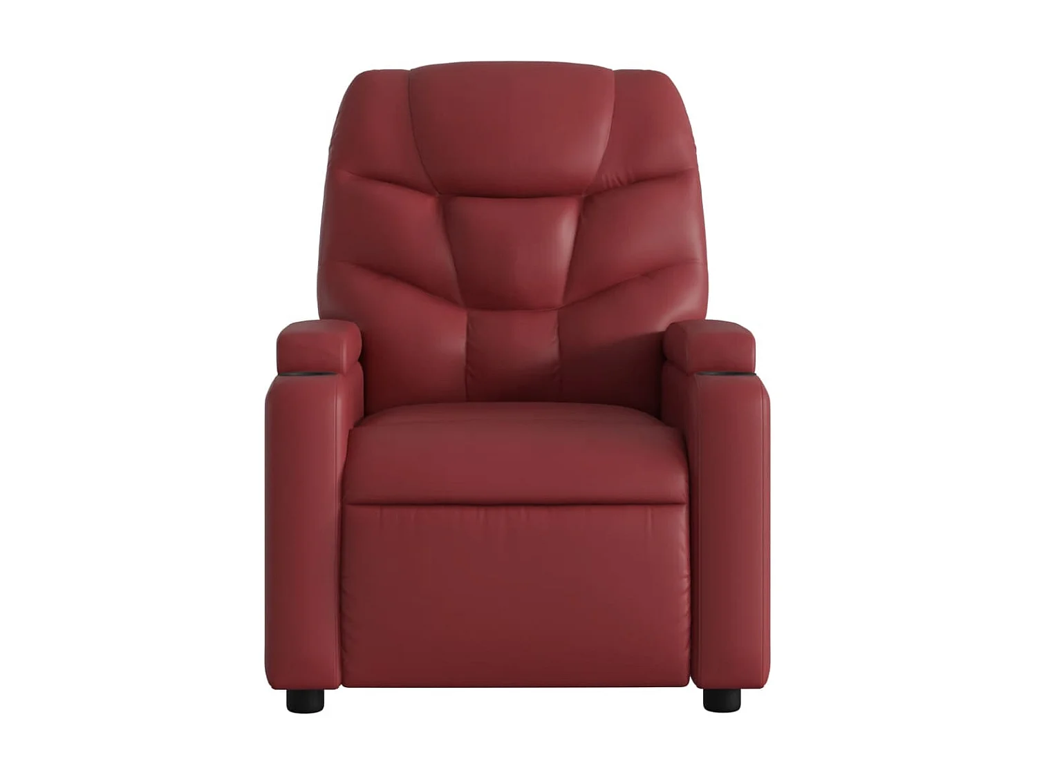 Fauteuil de massage inclinable Rouge bordeaux Similicuir