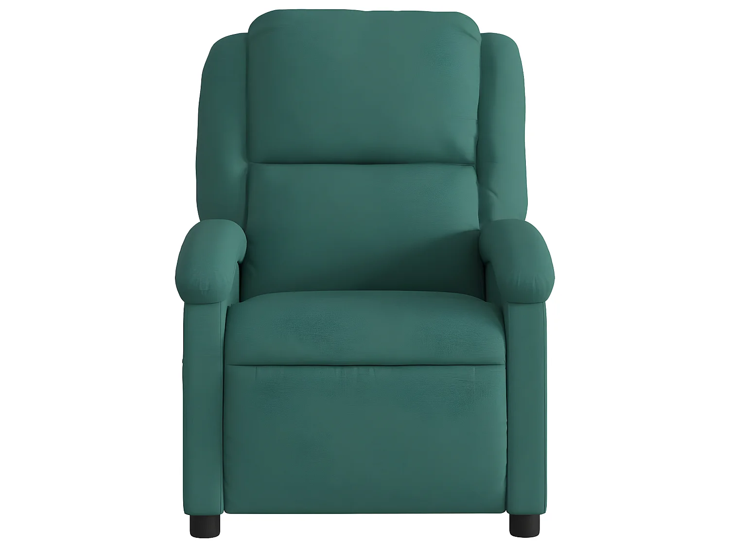 Fauteuil inclinable Vert foncé Tissu
