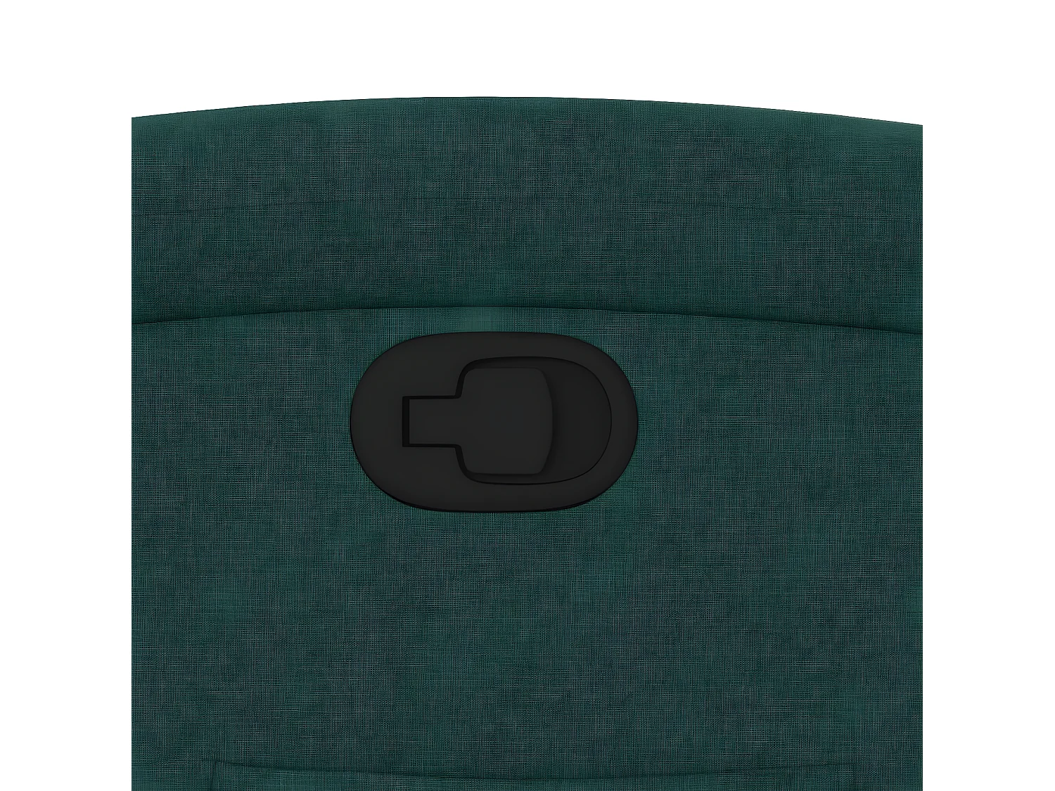 Fauteuil inclinable Vert foncé Tissu