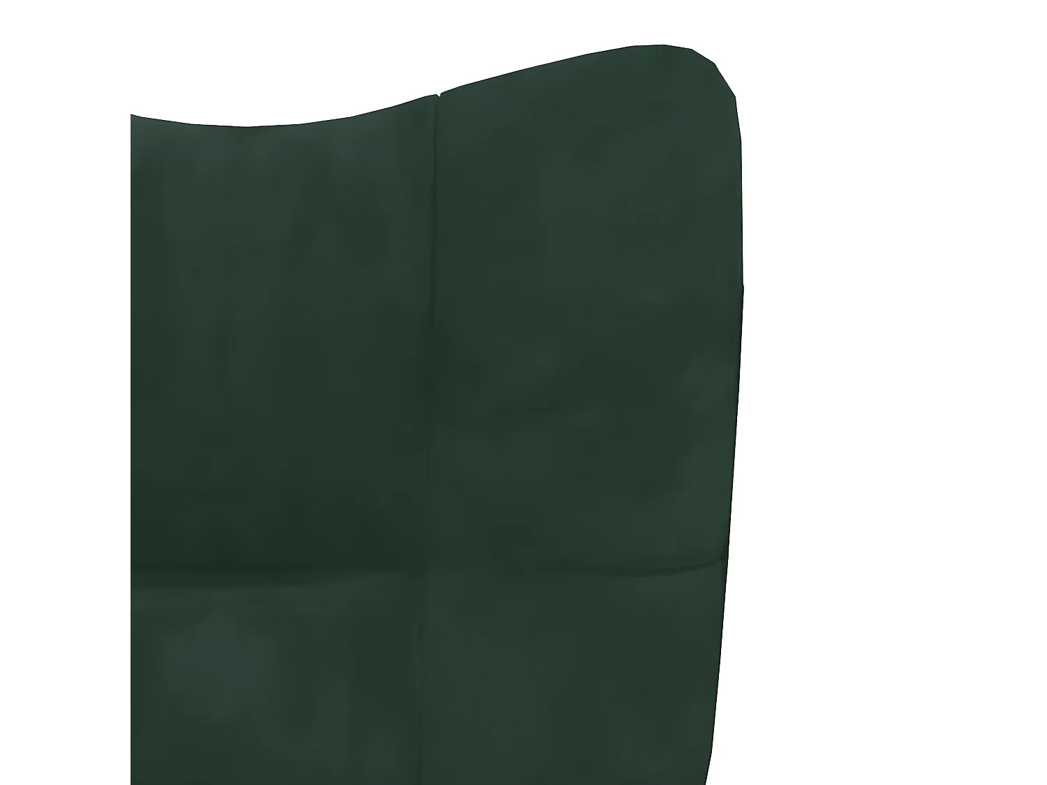 Poltrona relax Velluto verde scuro