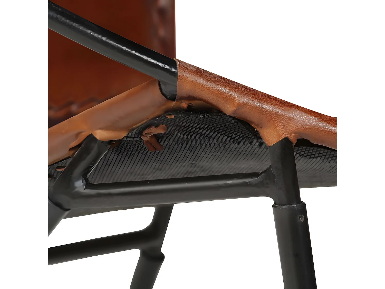 Chaise Marron Cuir véritable