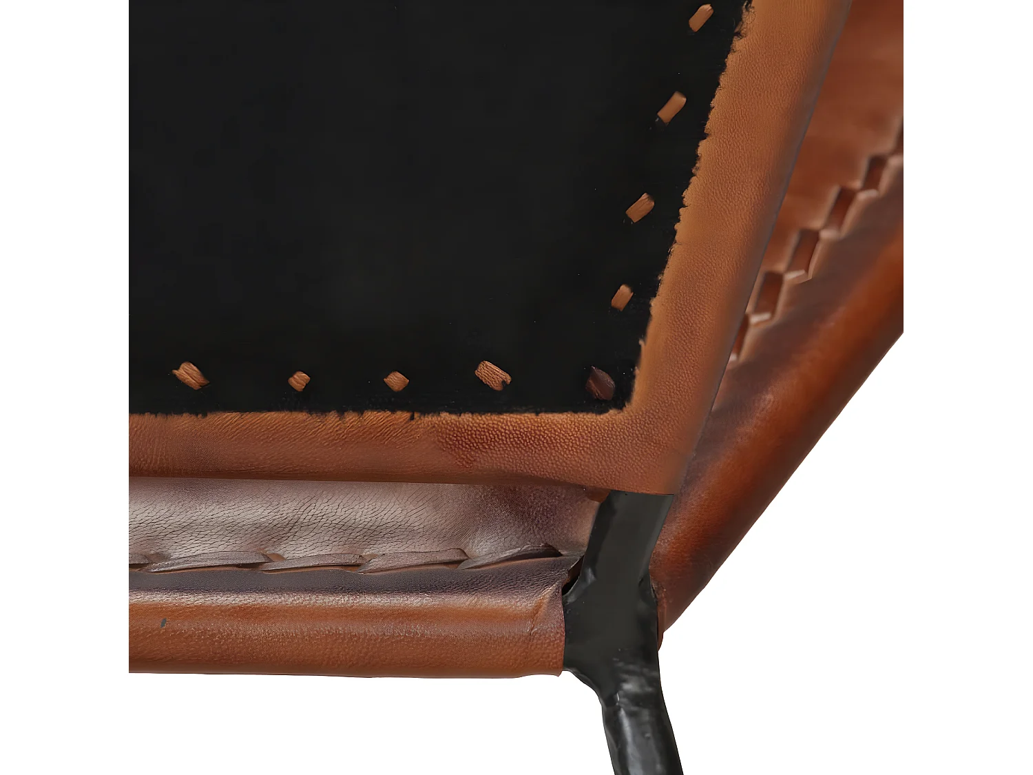 Chaise Marron Cuir véritable