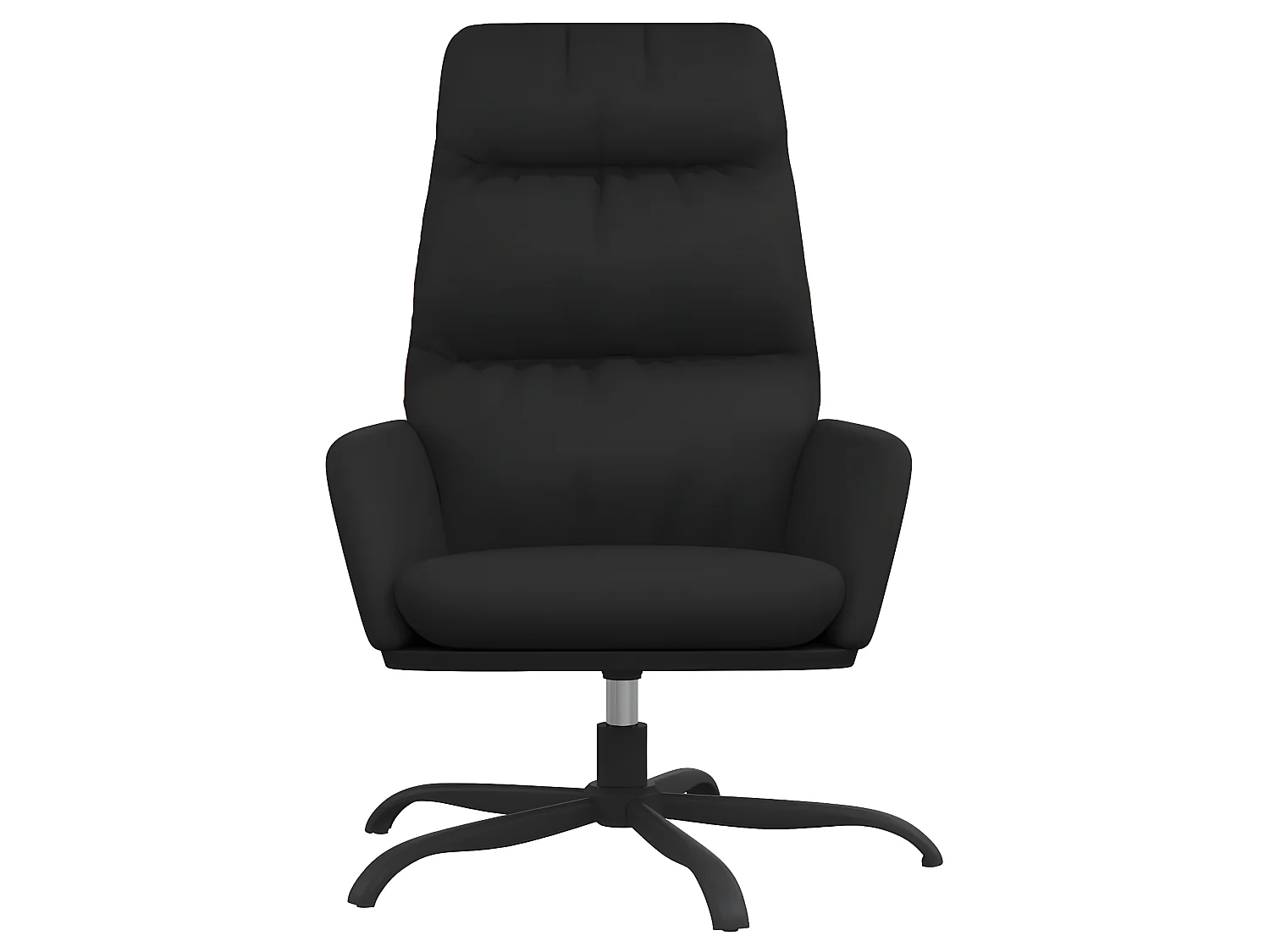 Chaise de relaxation Noir Similicuir