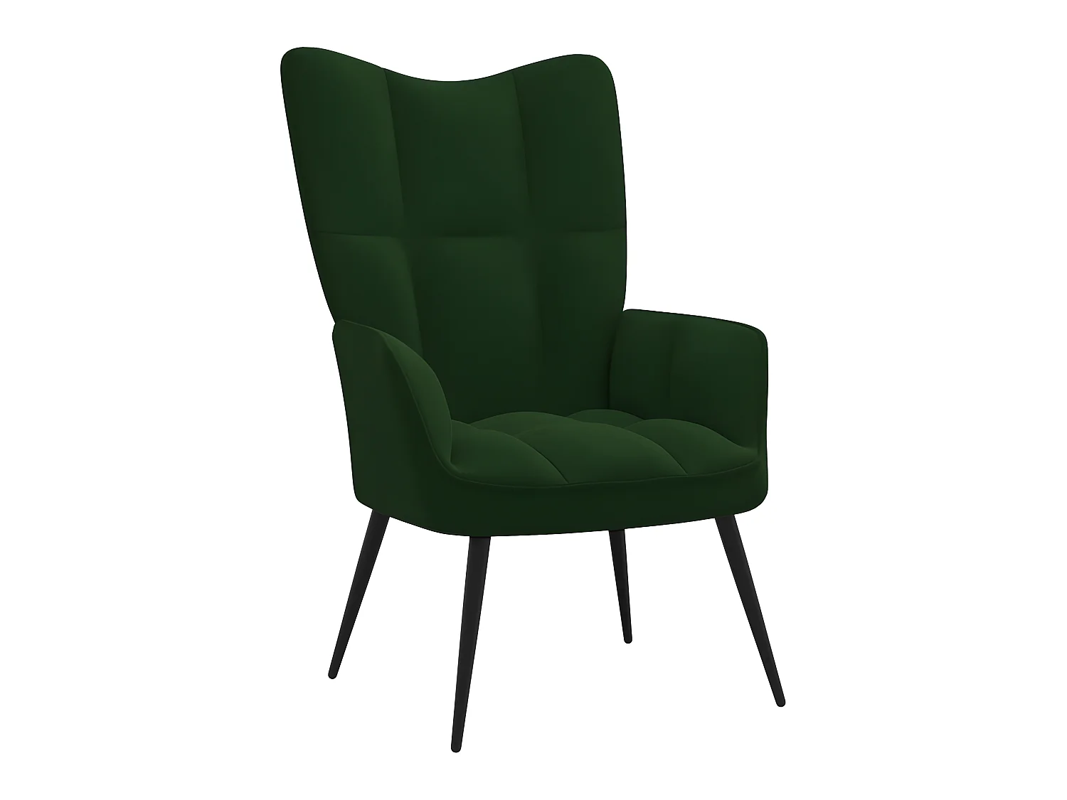 Relaxstoel Donkergroen Fluweel