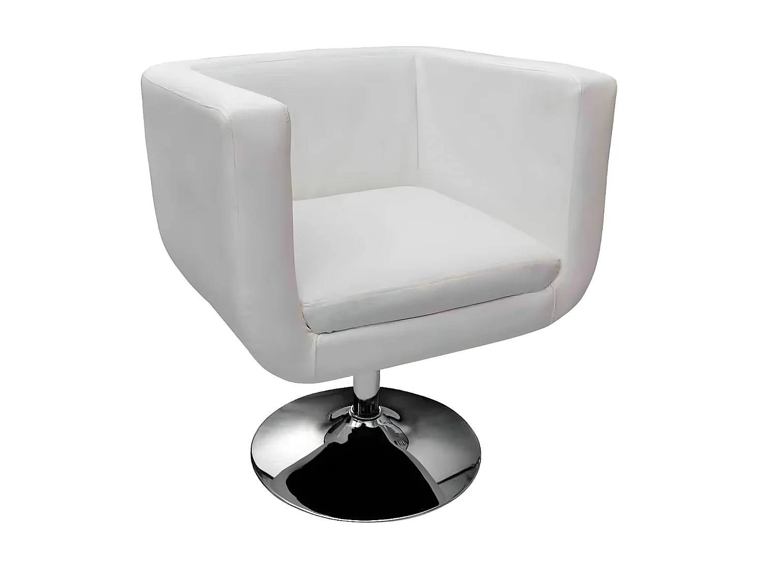 Tabouret de bar Blanc Similicuir