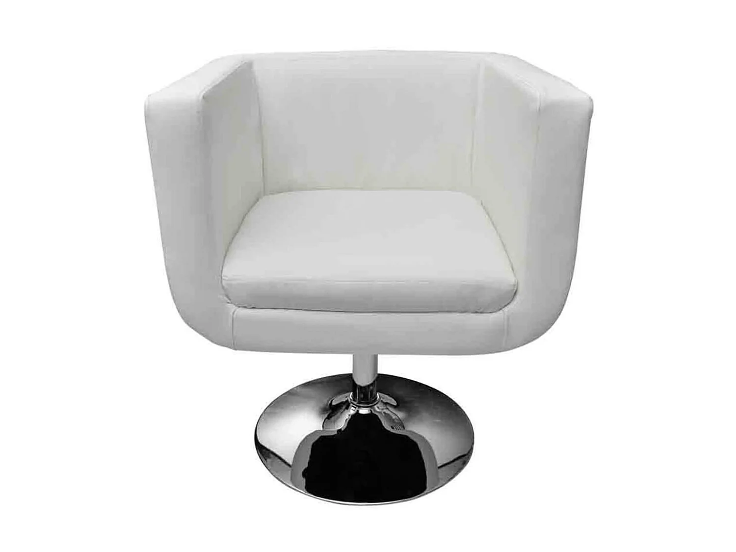 Tabouret de bar Blanc Similicuir