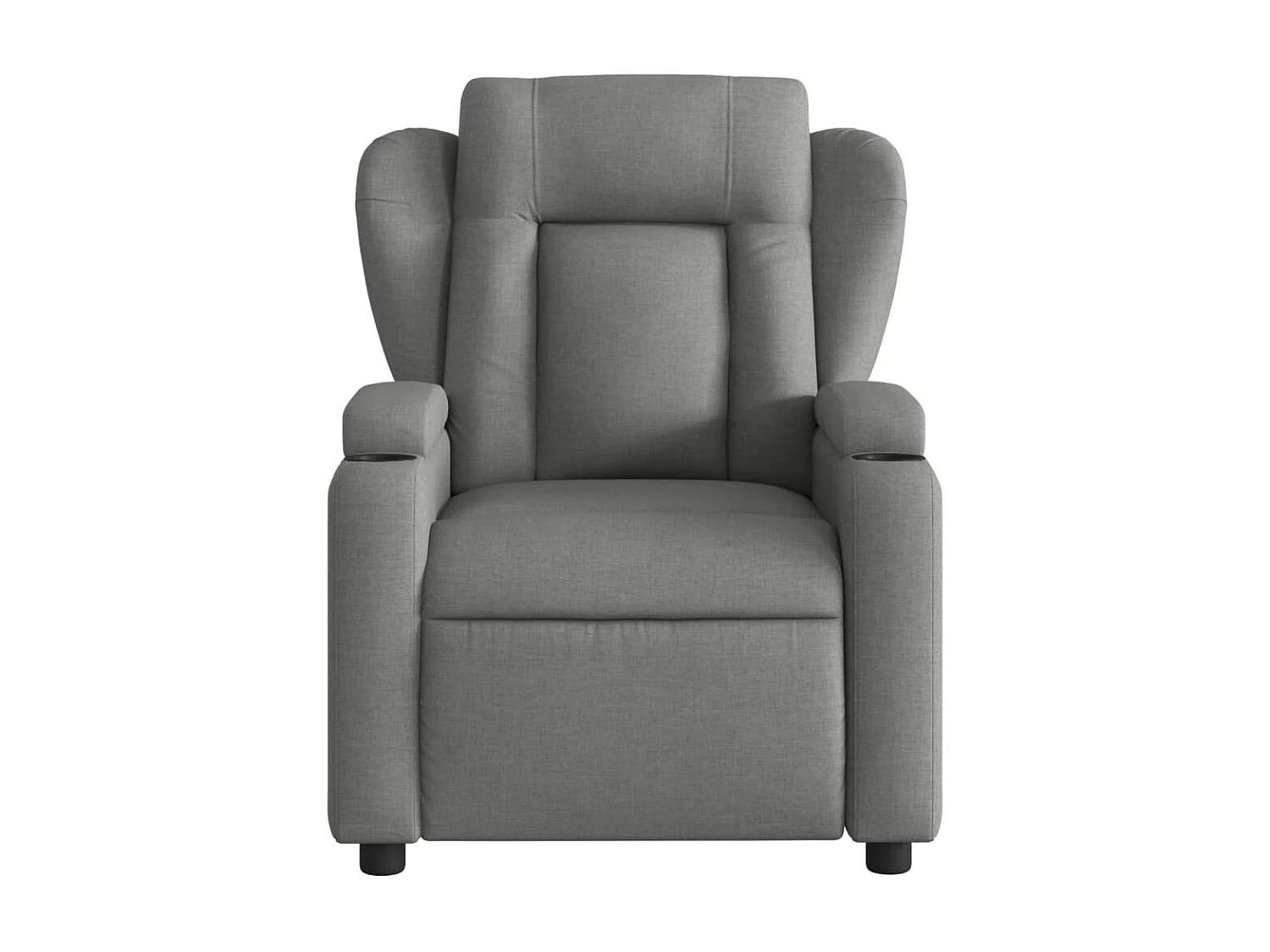 Fauteuil Donkergrijze stof