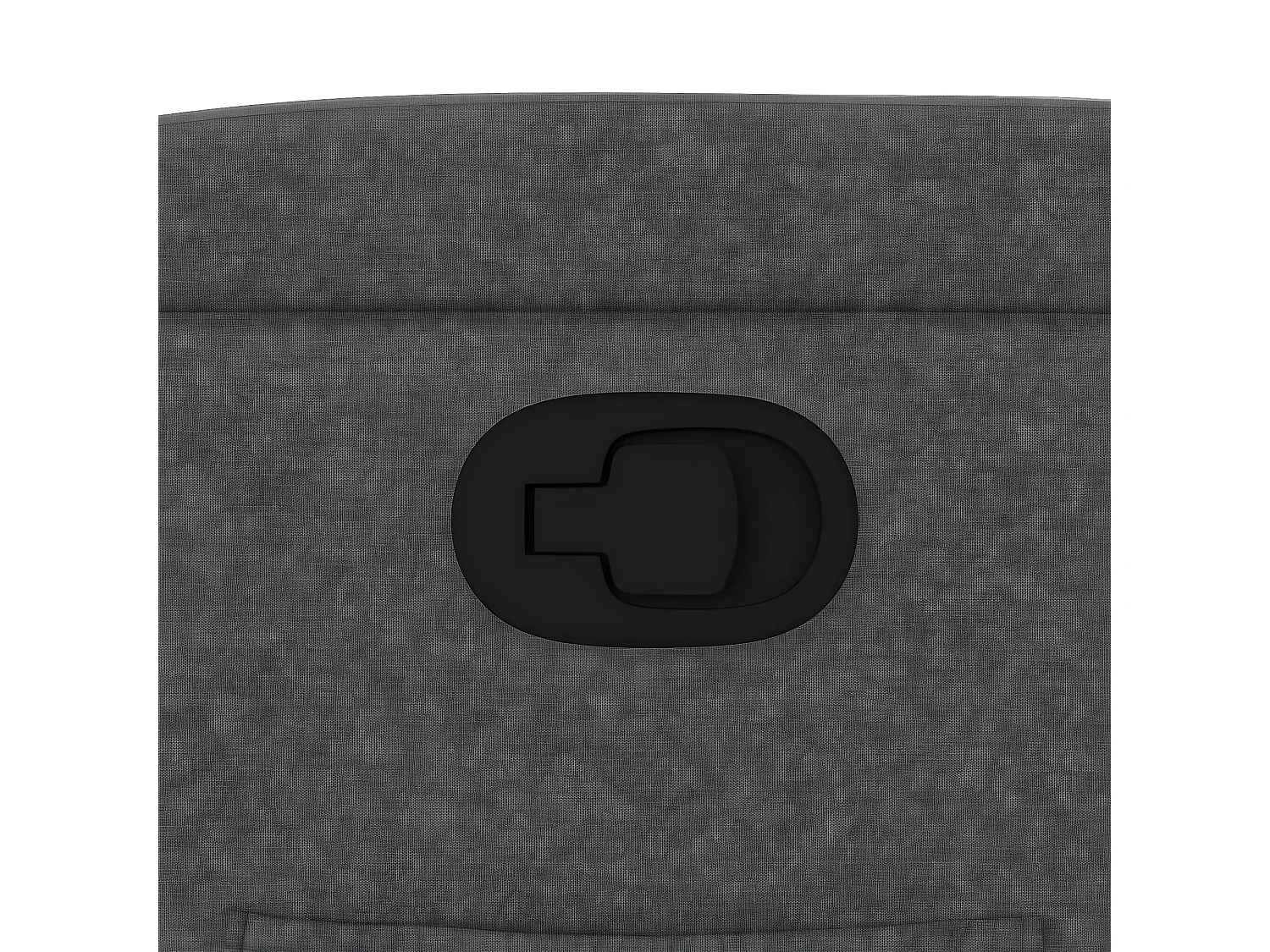 Fauteuil Donkergrijze stof