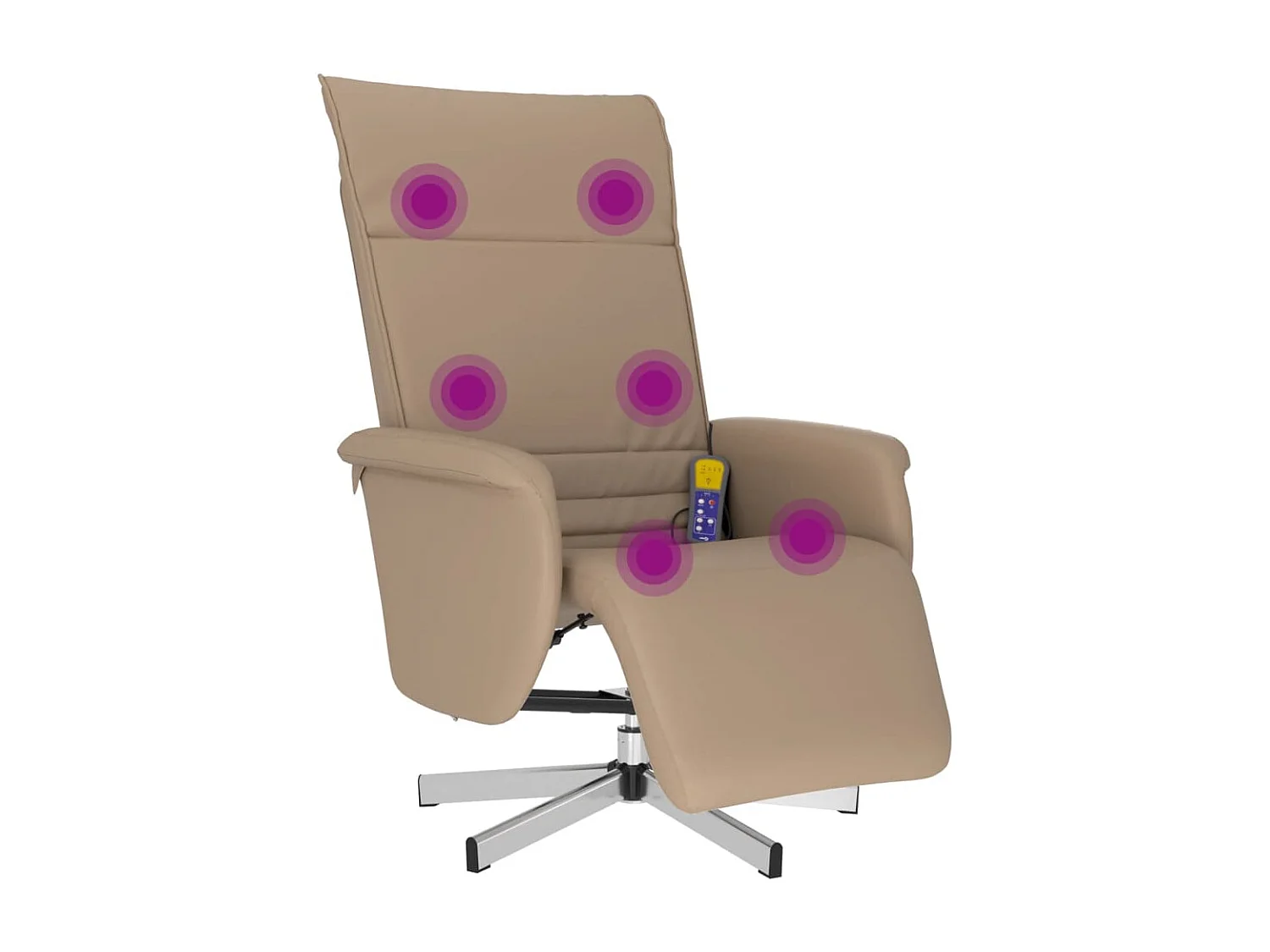 Cappuccino Voetsteun Massage Fauteuil