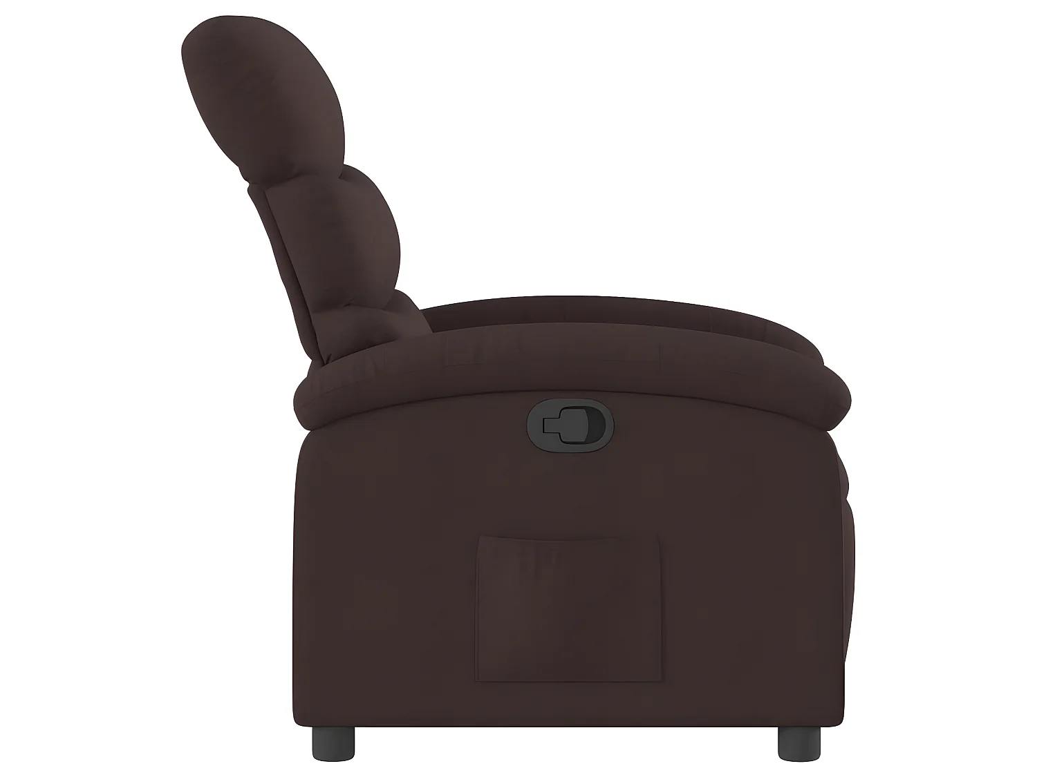 Fauteuil Donkerbruine stof