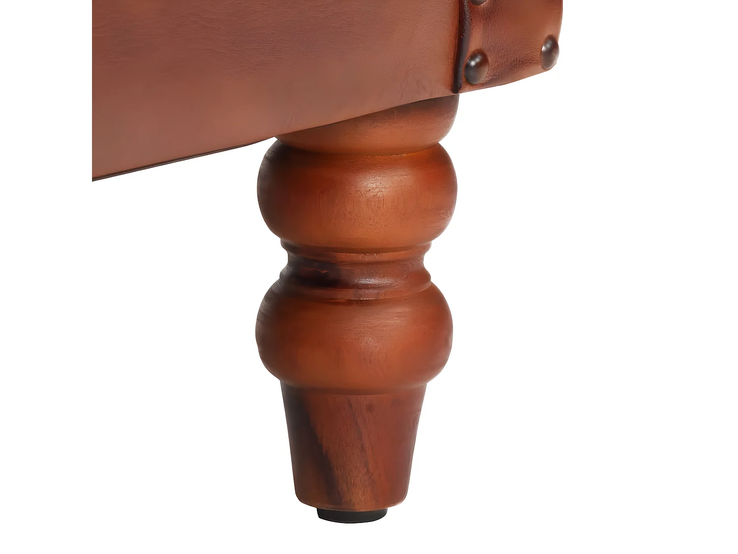 Fauteuil Marron Cuir de chèvre véritable