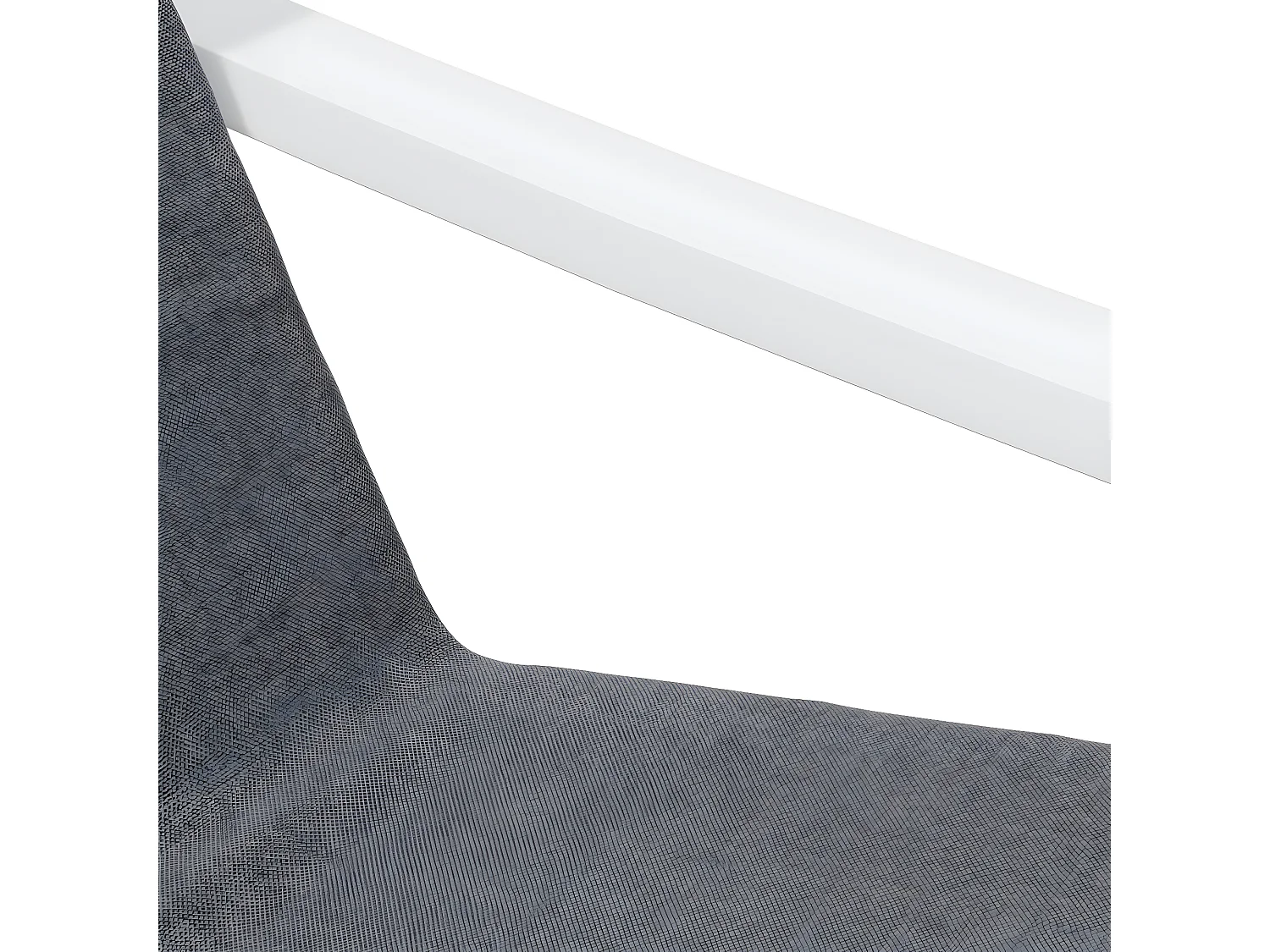 Chaise de relaxation Gris foncé Tissu