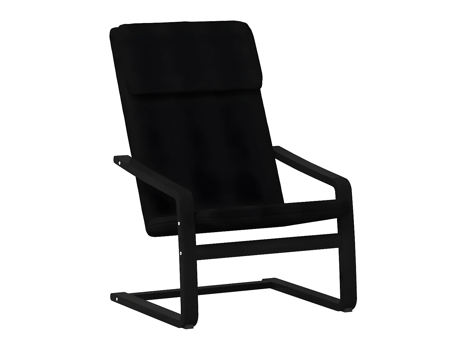 Ontspanningsstoel Zwarte Stof