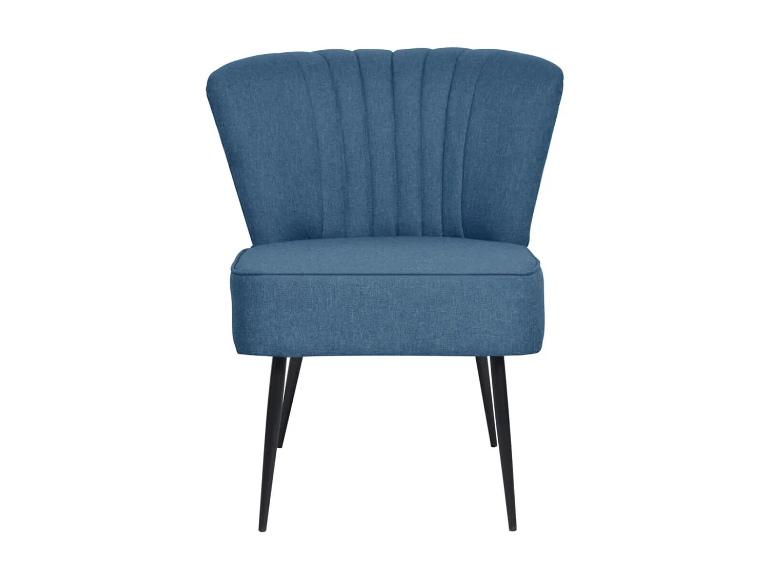 Chaise de cocktail Bleu Tissu