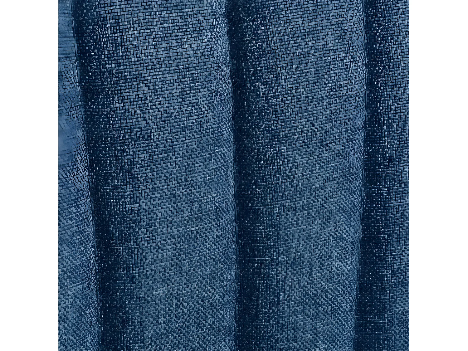 Chaise de cocktail Bleu Tissu