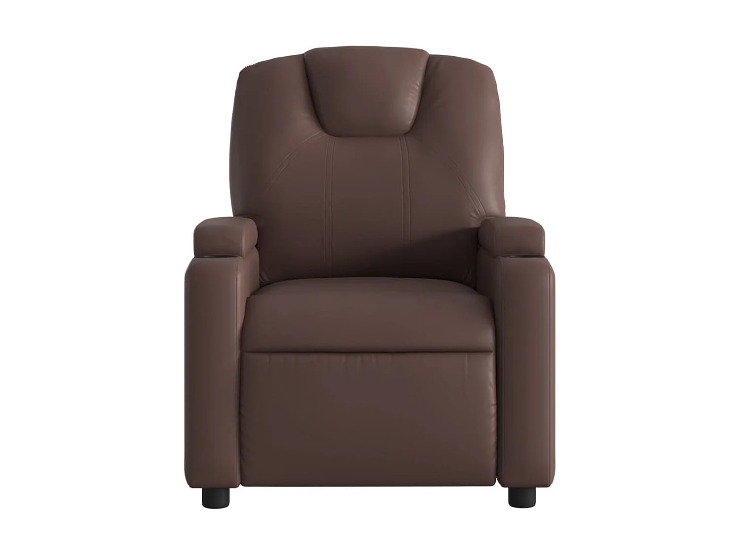 Fauteuil de massage inclinable Marron Similicuir
