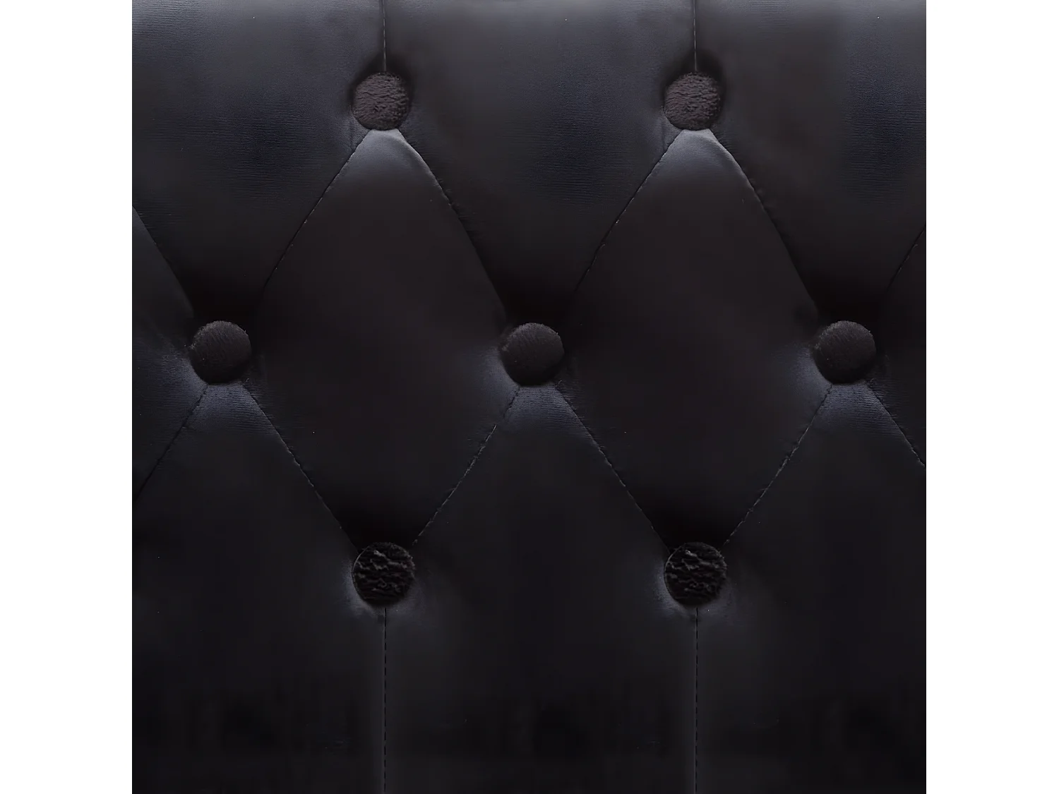 Sillón de terciopelo negro