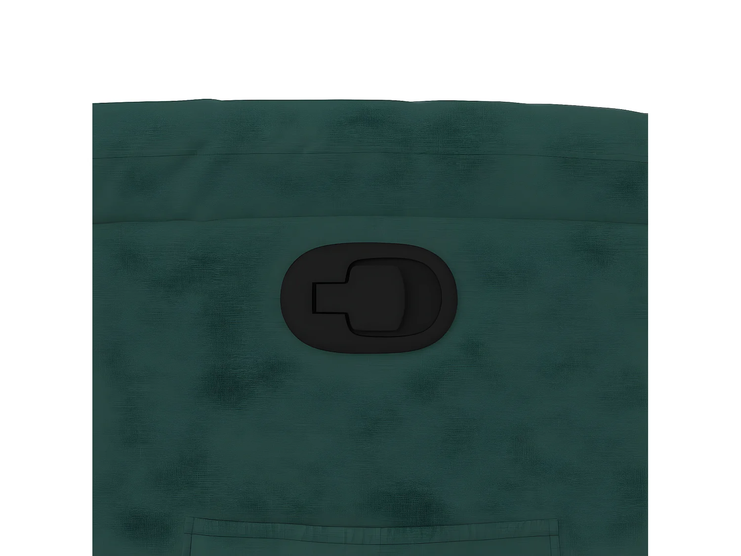 Fauteuil inclinable Vert foncé Tissu