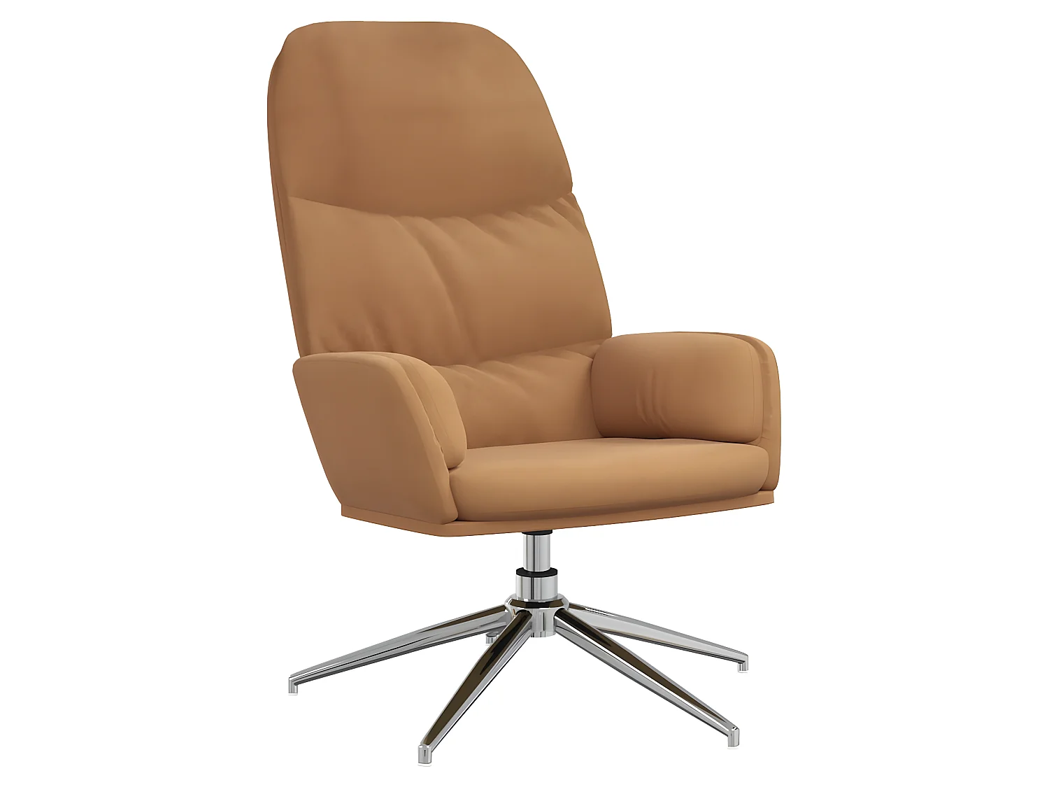 Relaxsessel Taupe Kunstleder