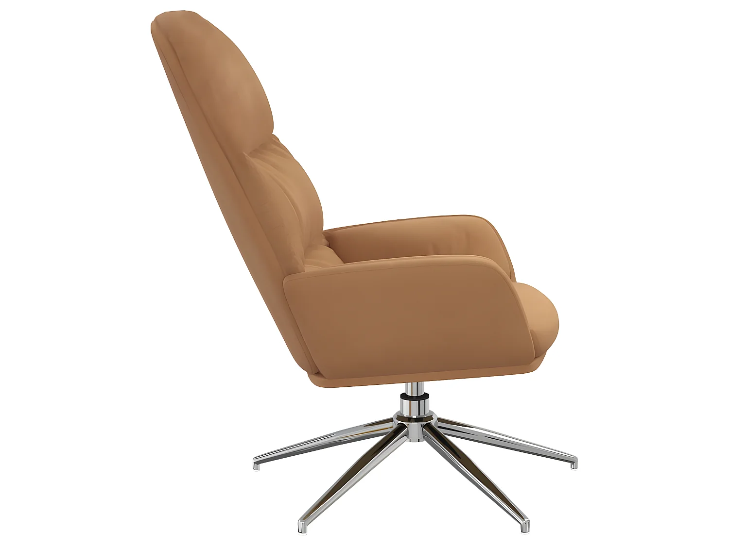 Relaxsessel Taupe Kunstleder