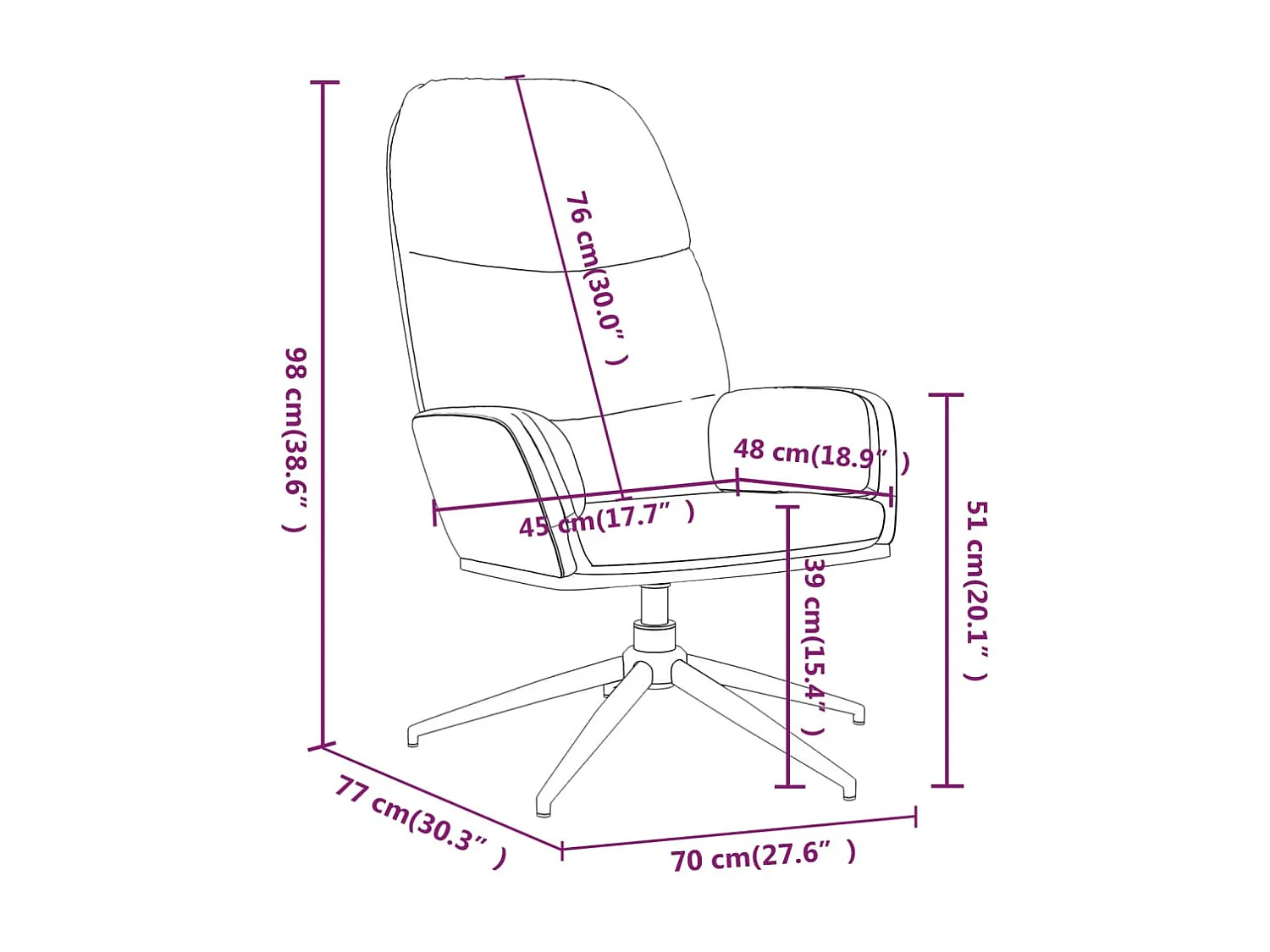 Relaxsessel Taupe Kunstleder