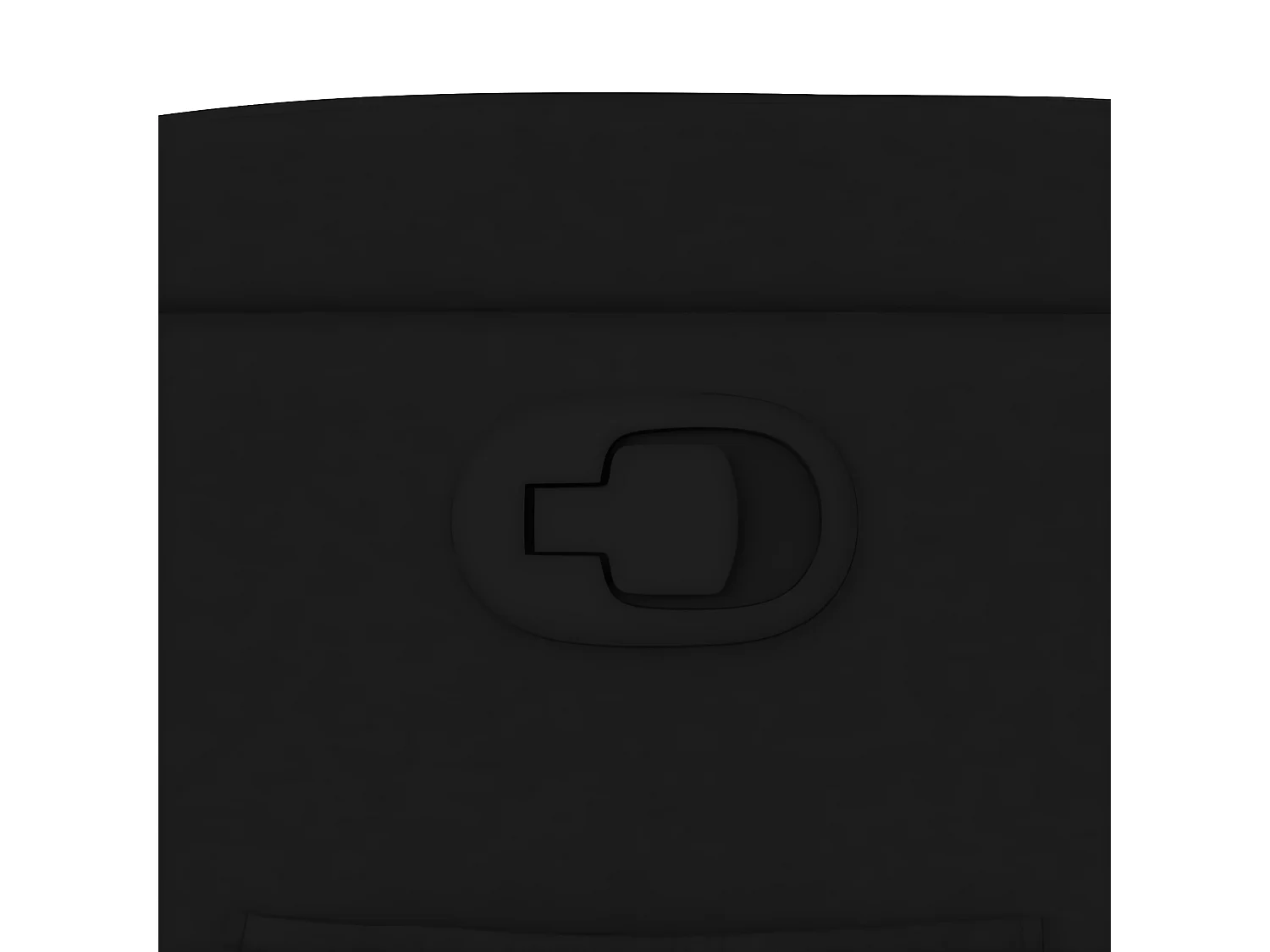 Poltrona reclinabile in tessuto nero