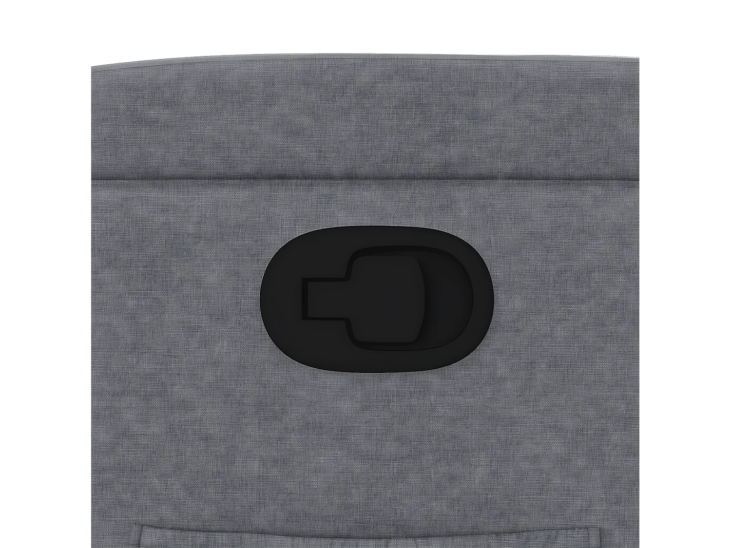 Poltrona reclinabile in tessuto grigio chiaro